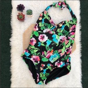 Catalina Floral One Piece Swimsuit 3X